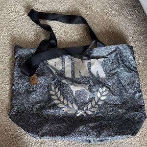 PINK Victoria's Secret Charcoal Tote Bag